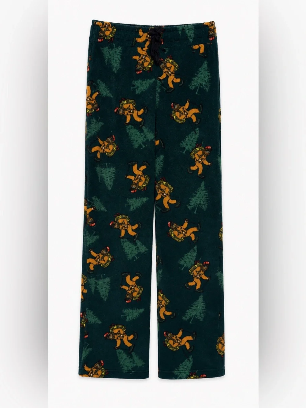 Kids Sasquatch Fleece Pajama Pants - Green